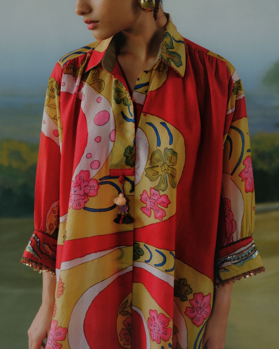 Crimson Story Kurta Set