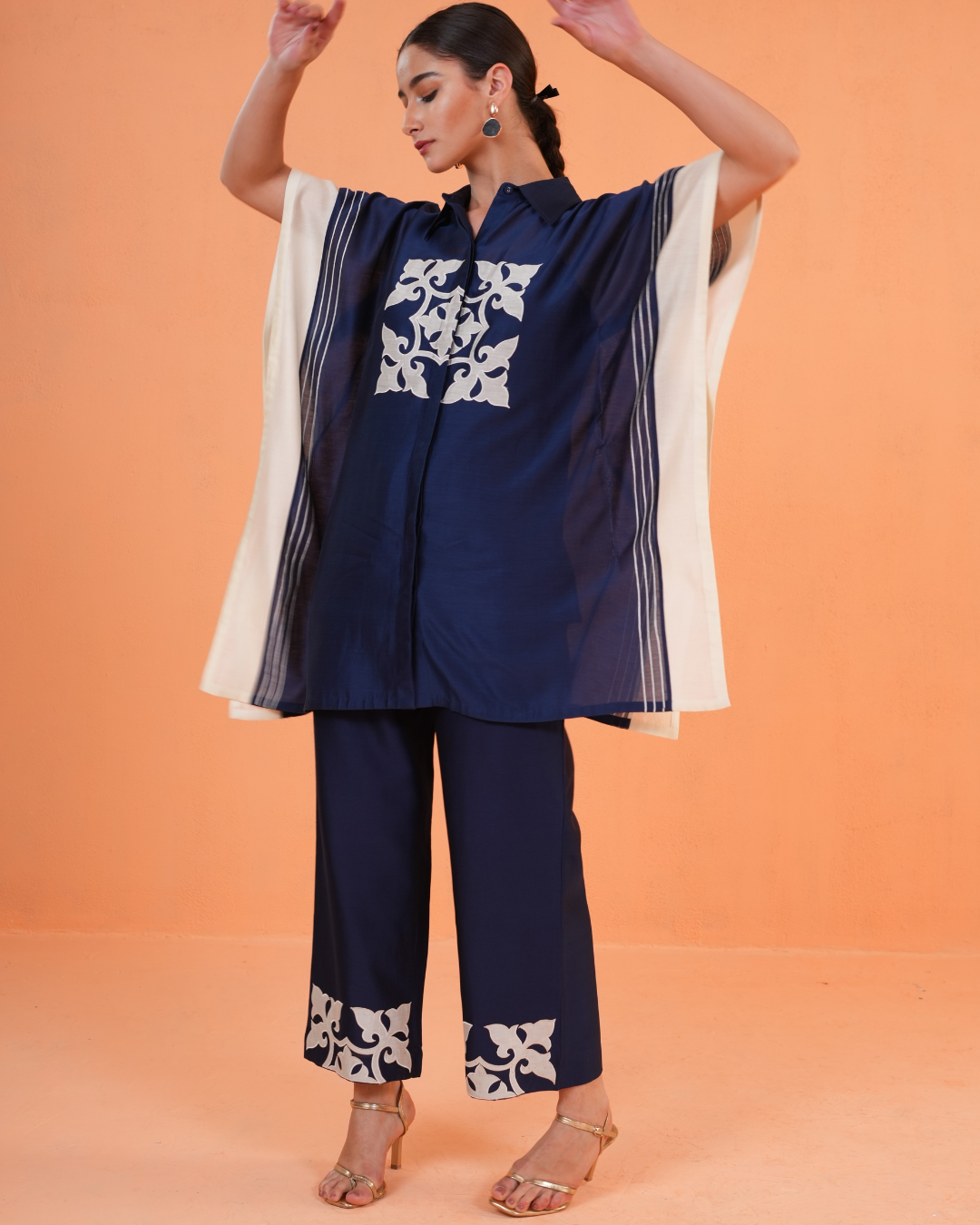 ORIGANI Blue Medina Tunic Set