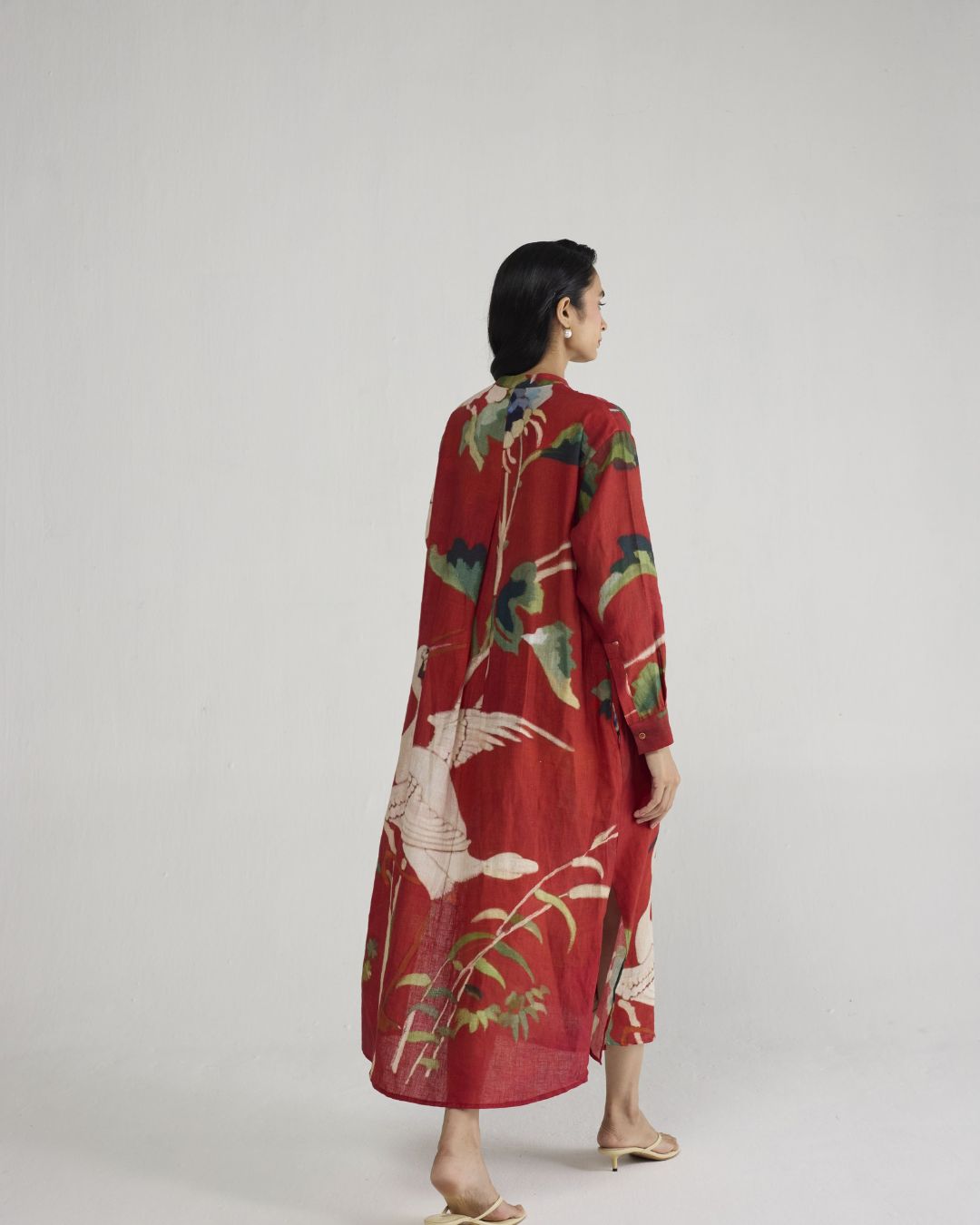 BARA LINEN SHIRT DRESS