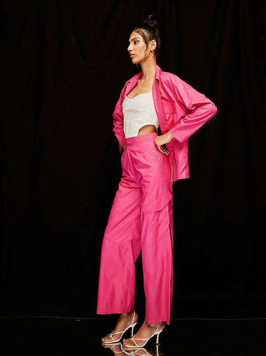 Juicy Pink Tailored Trousers