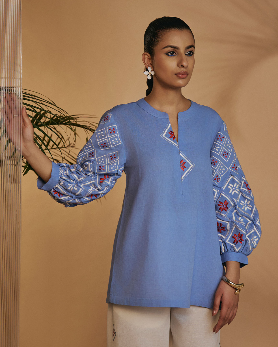 ORIGANI Blue Rainforest Co-ord Set
