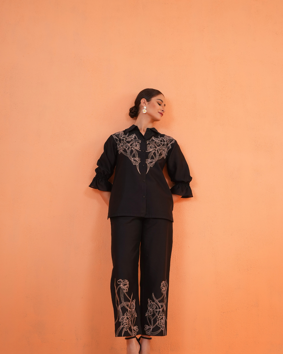 ORIGANI Black Oasis Co-ord Set