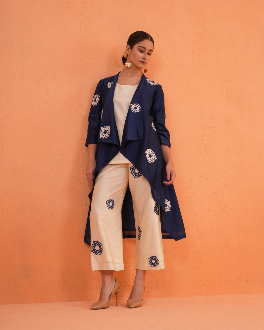 ORIGANI Blue Ivory Celestial 3 Pcs Set