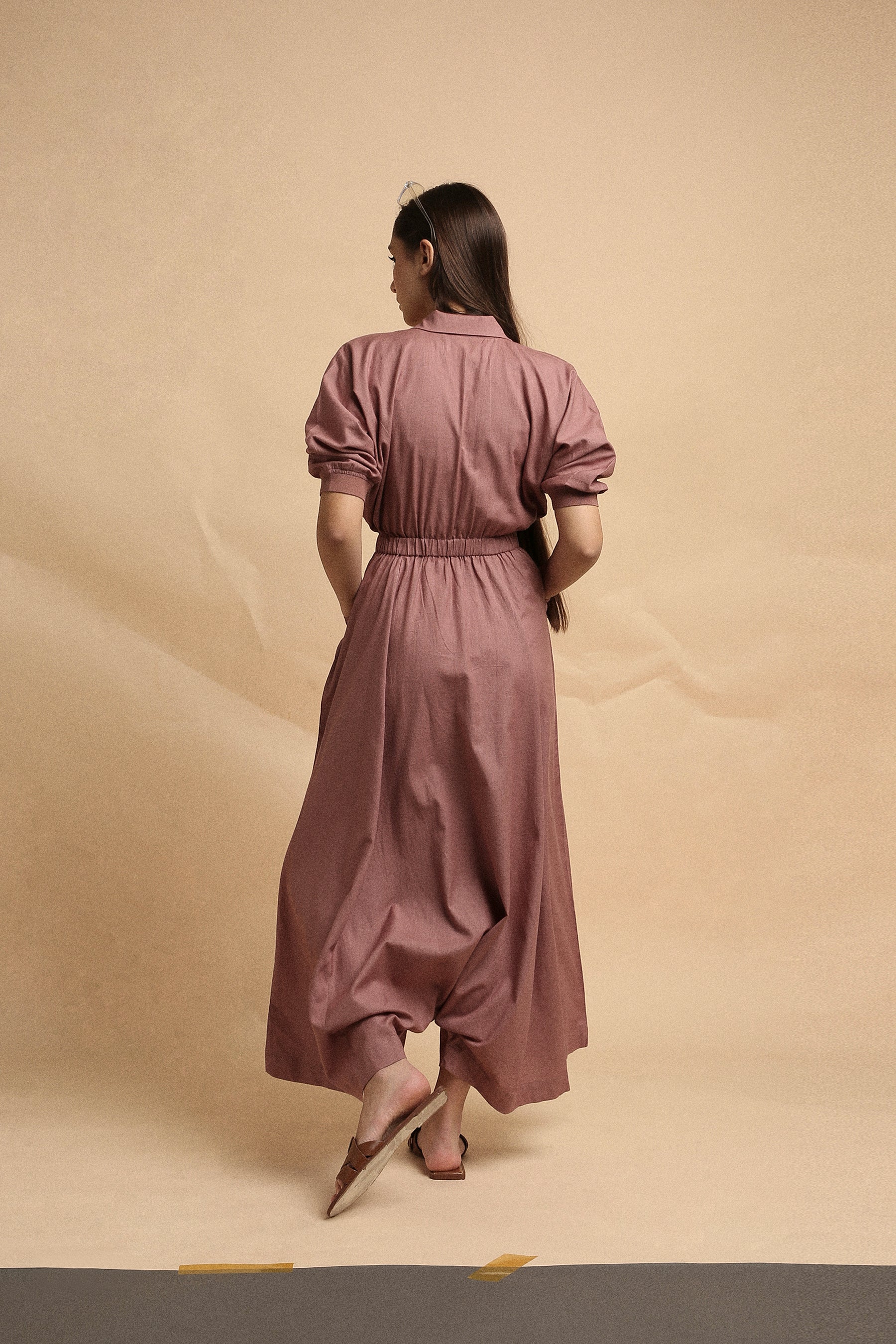 Blush Collar Sphara Jumpsuit