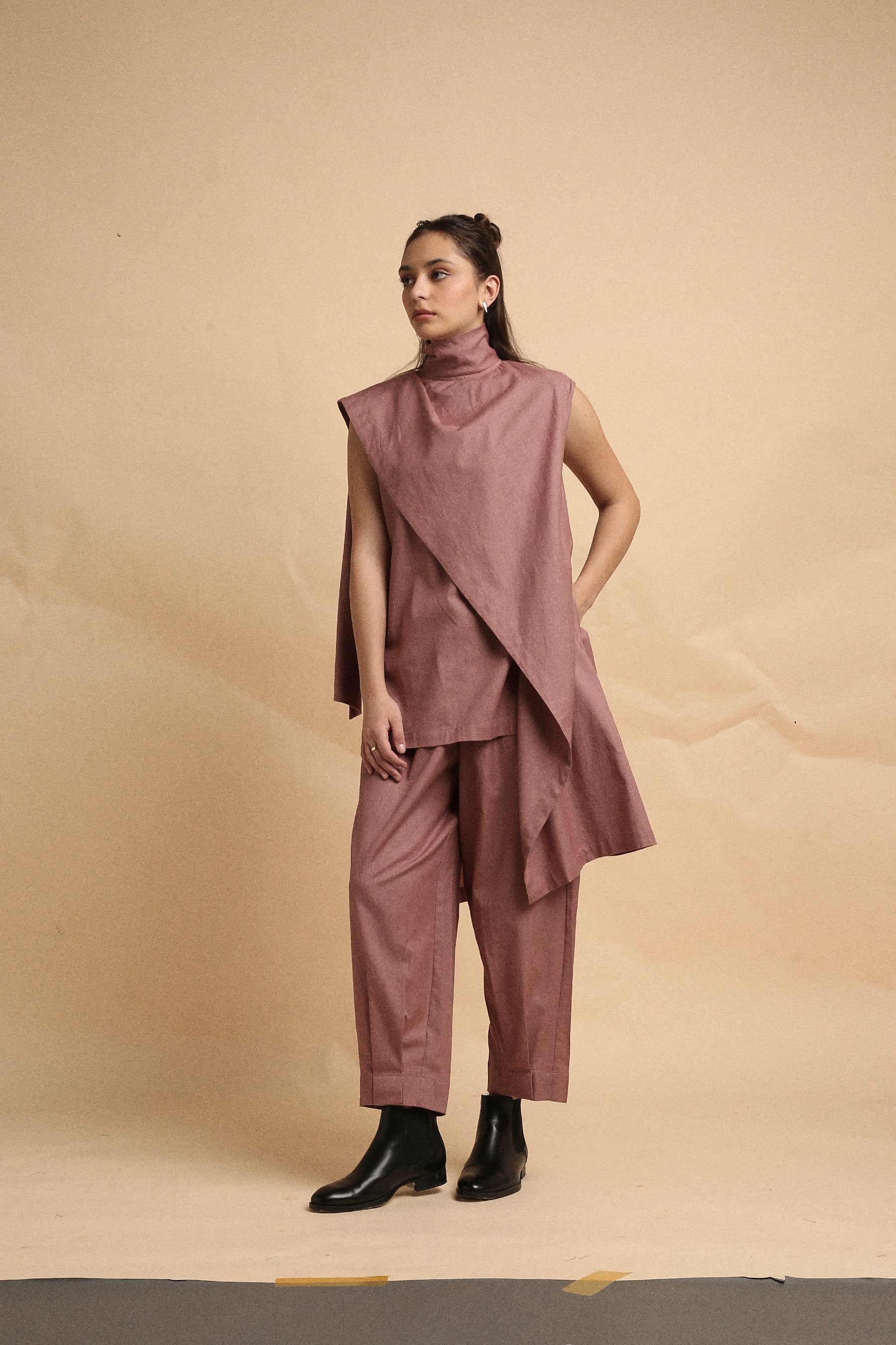 Blush Toga Co-Ord Set (2 PCS)- Mati