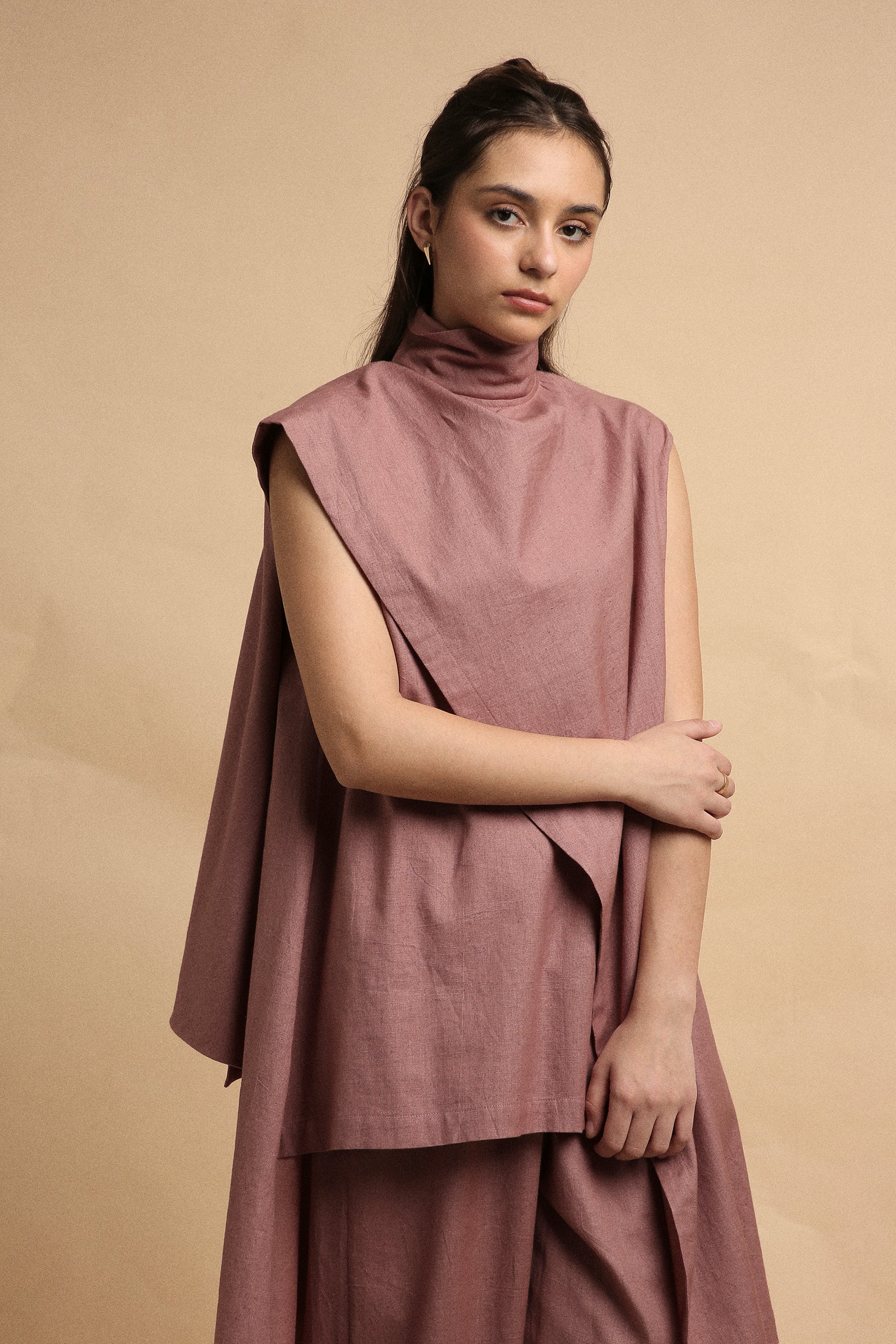 Blush Toga Co-Ord Set (2 PCS)- Mati