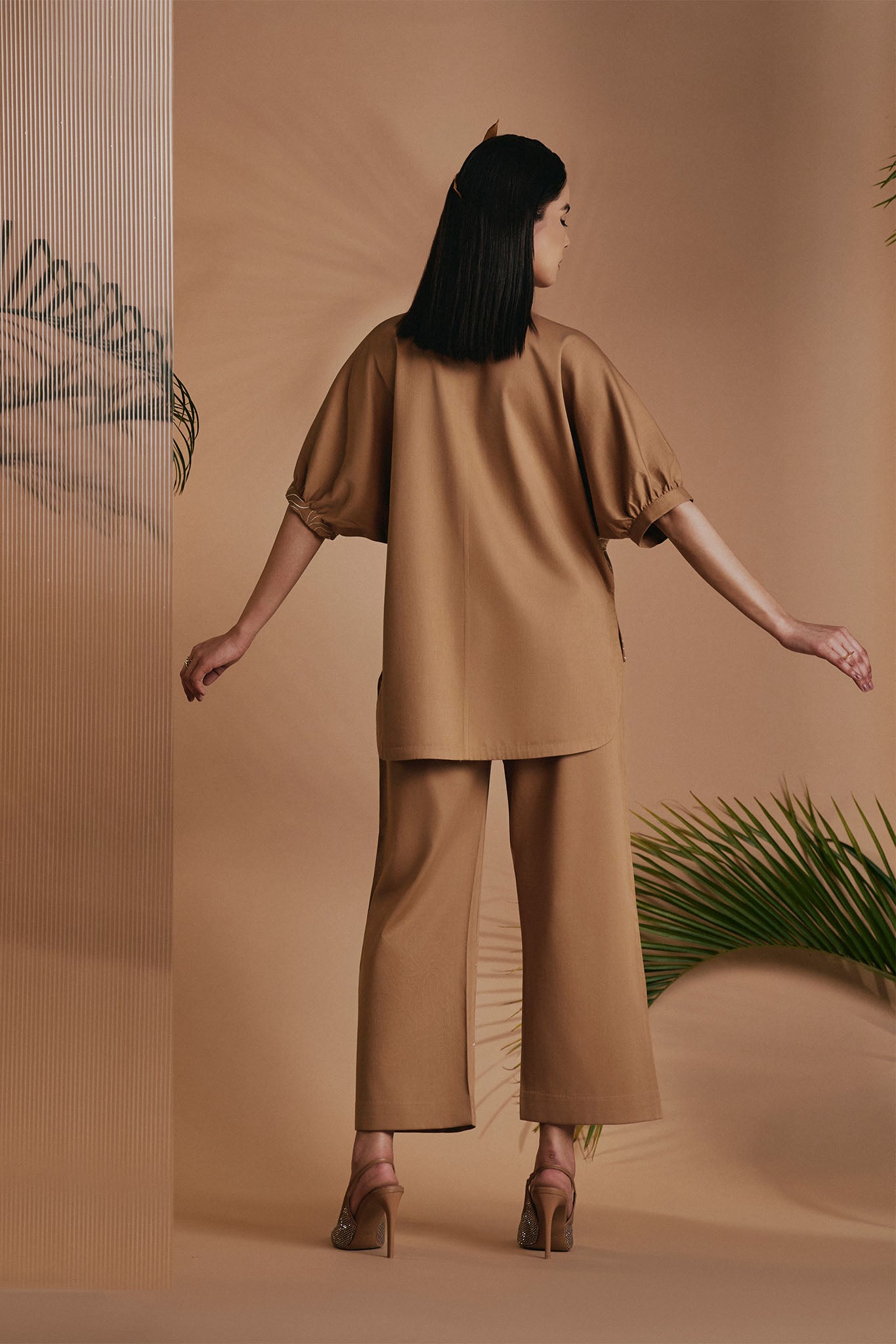 ORIGANI Brown Mirage Shirt