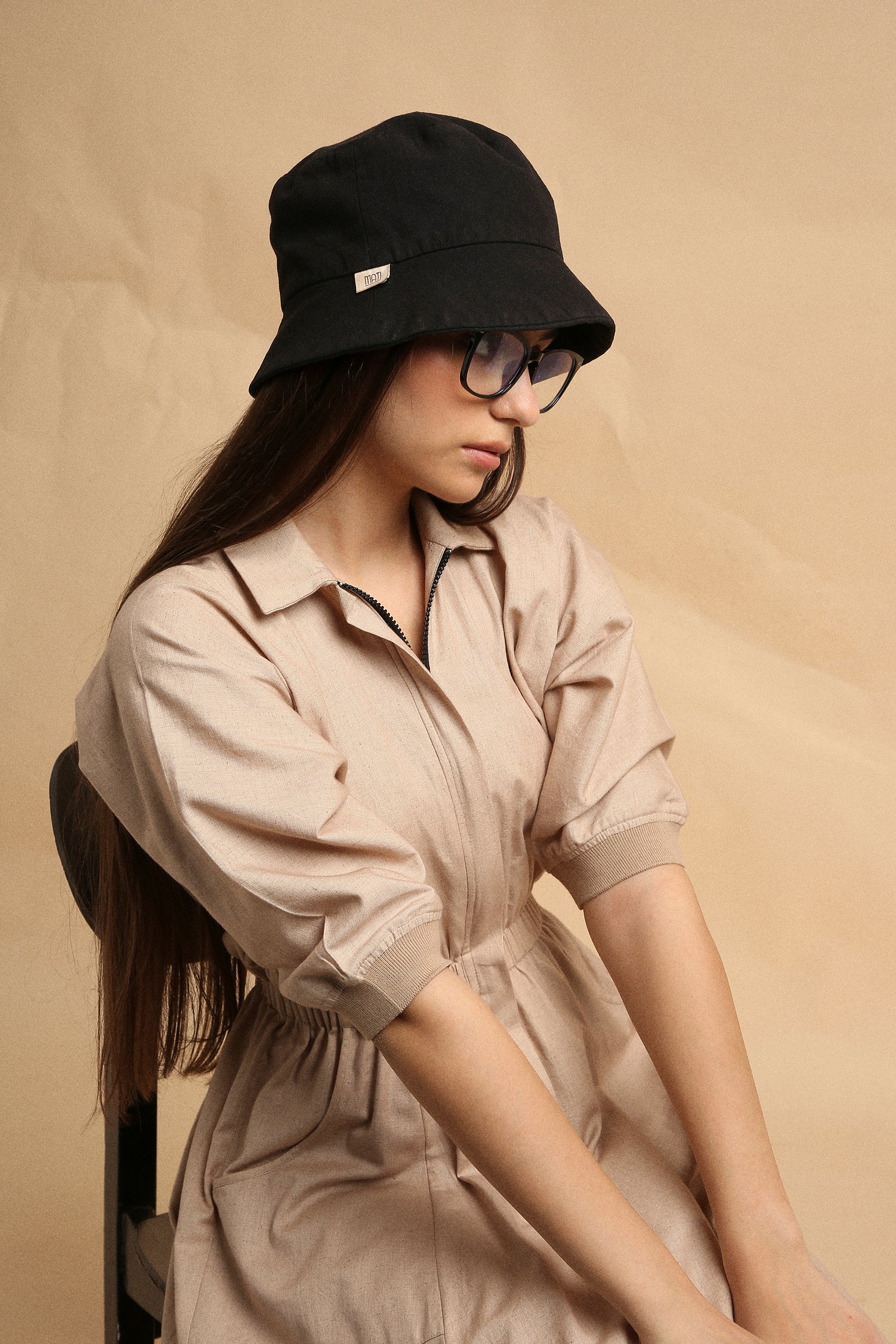 Sand Collar Sphara Jumpsuit