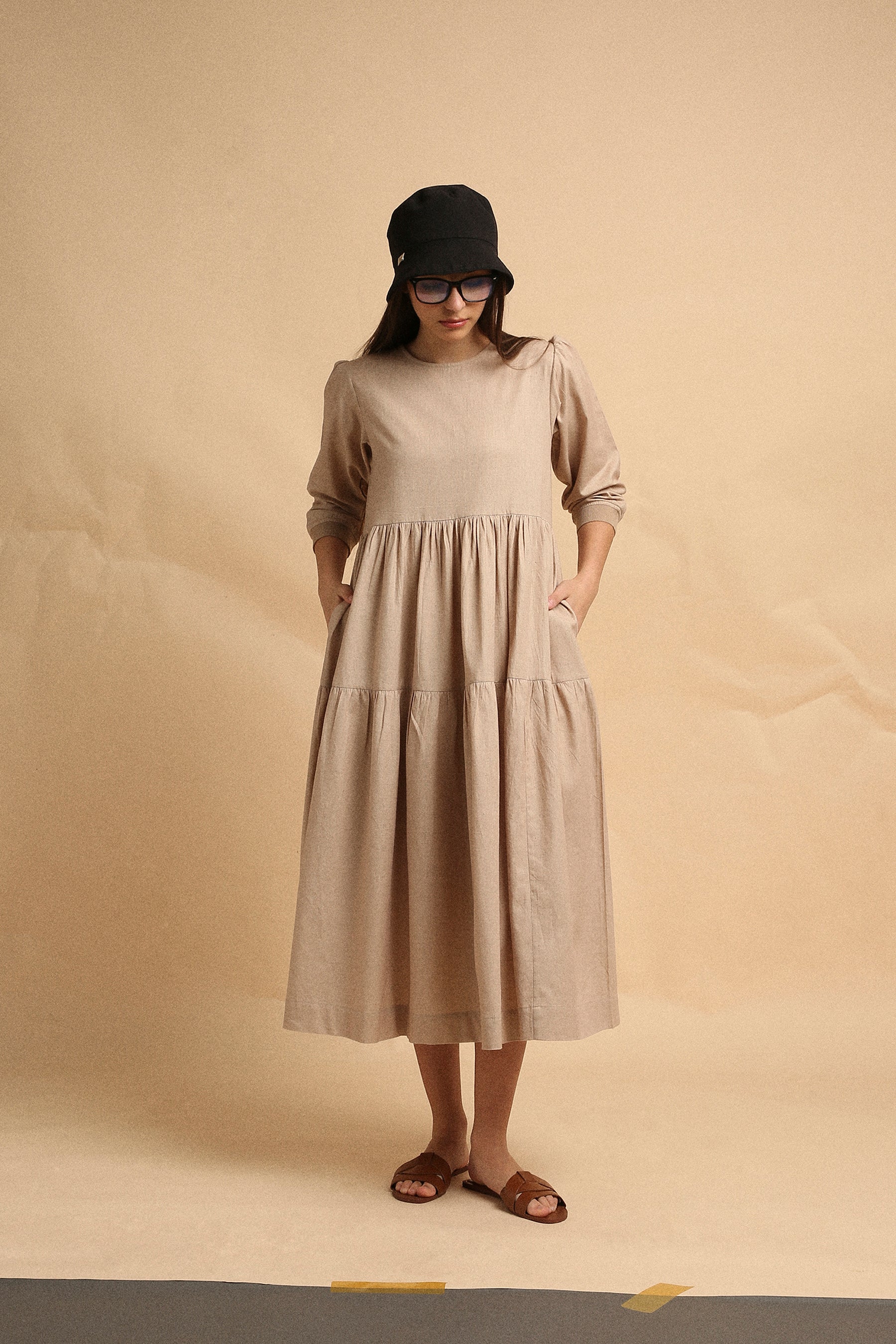 Sand Rib Vasara Dress- Mati