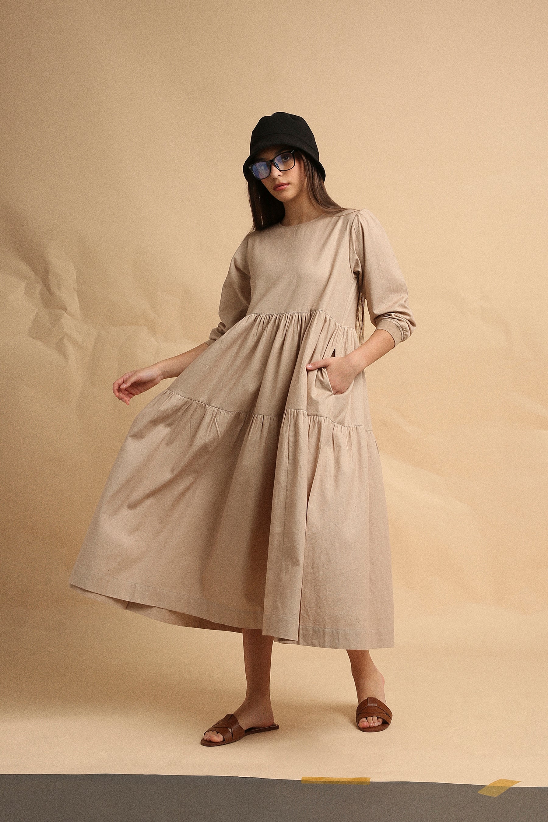 Sand Rib Vasara Dress- Mati