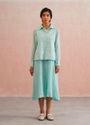 Amelia Set – Pale Blue Embroidered (Rozmeher By Unnati Garg)