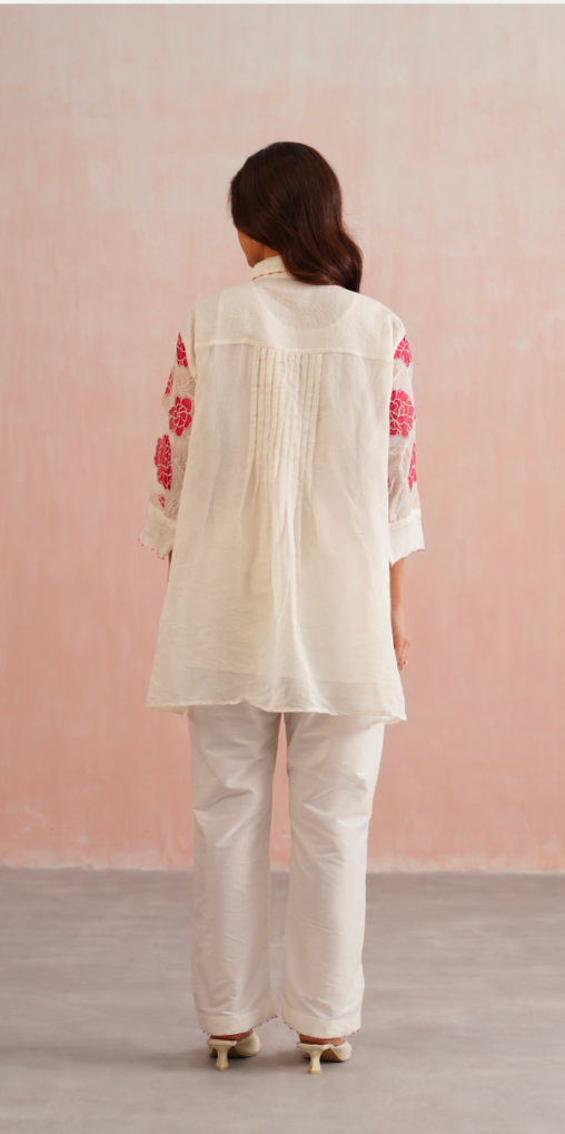 Scarlet Set – Crimson Red & Ivory (Rozmeher By Unnati Garg)