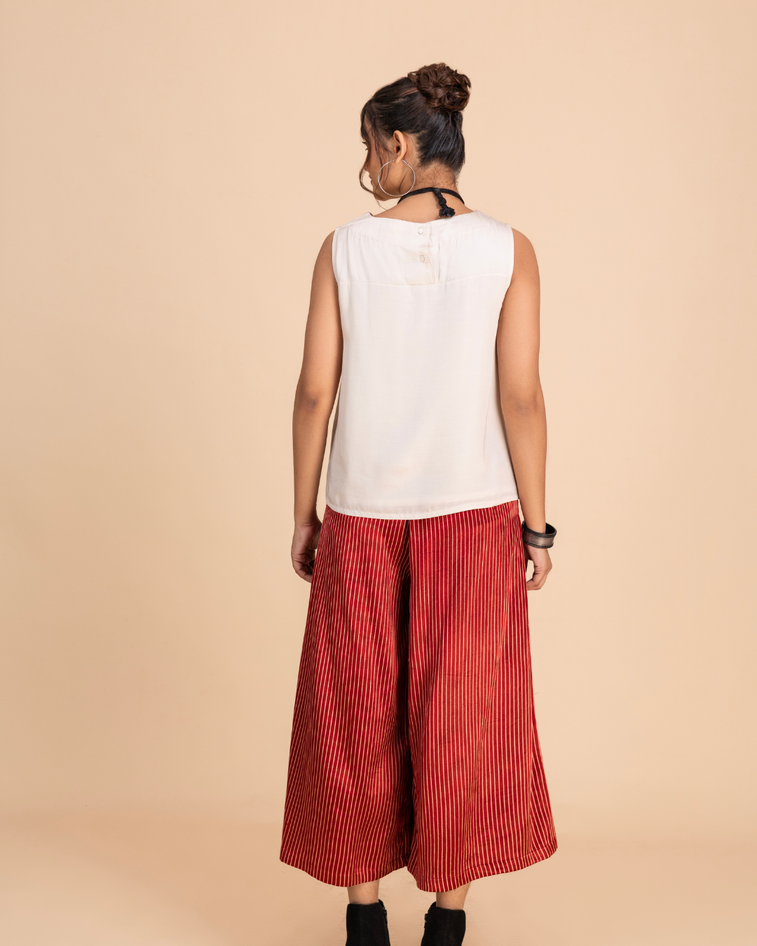 Zeen 2-Piece Set (Black & Maroon Mashroo)