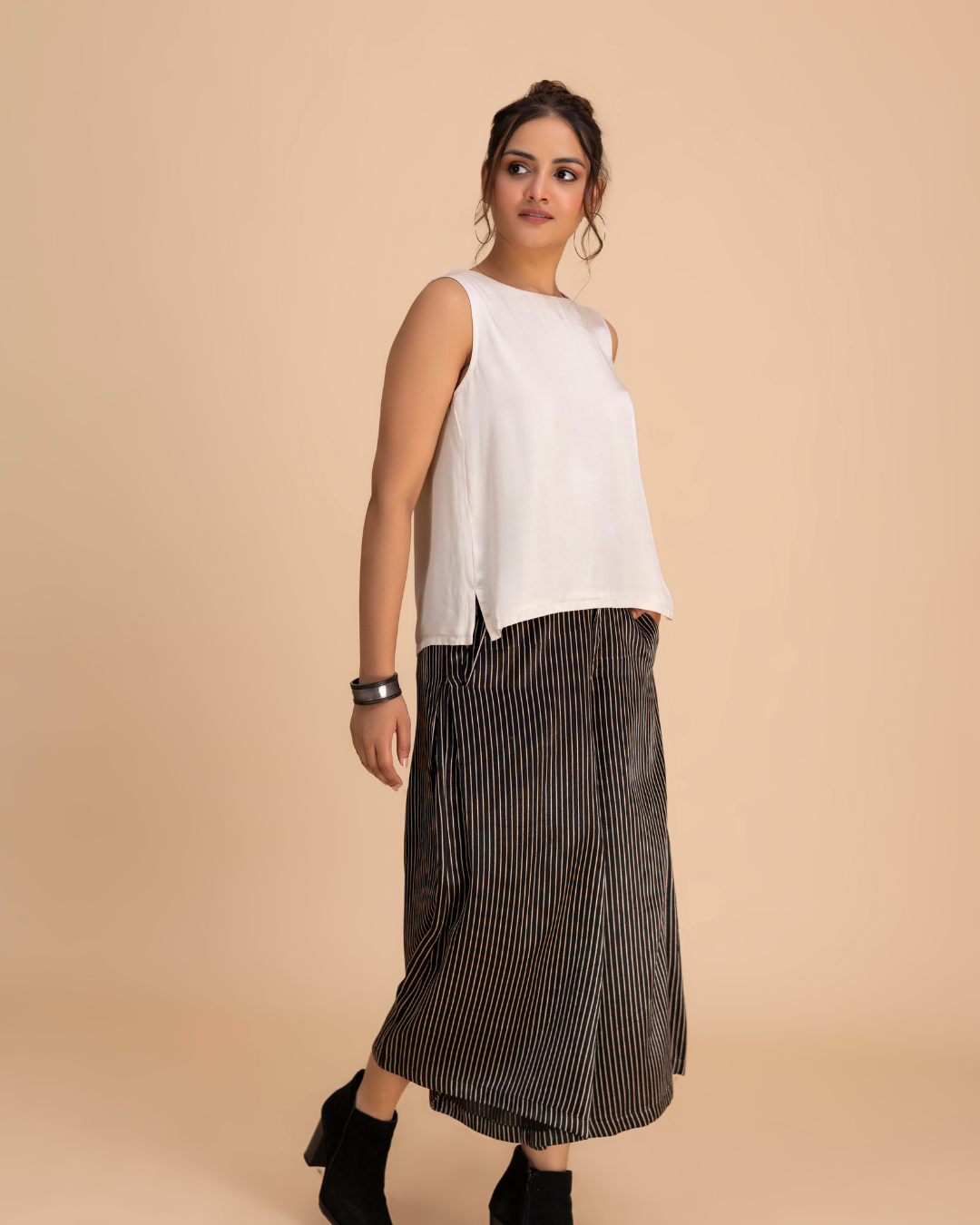 Zeen 2-Piece Set (Black & Maroon Mashroo)