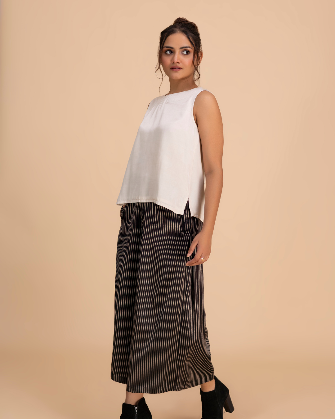 Zeen 2-Piece Set (Black & Maroon Mashroo)