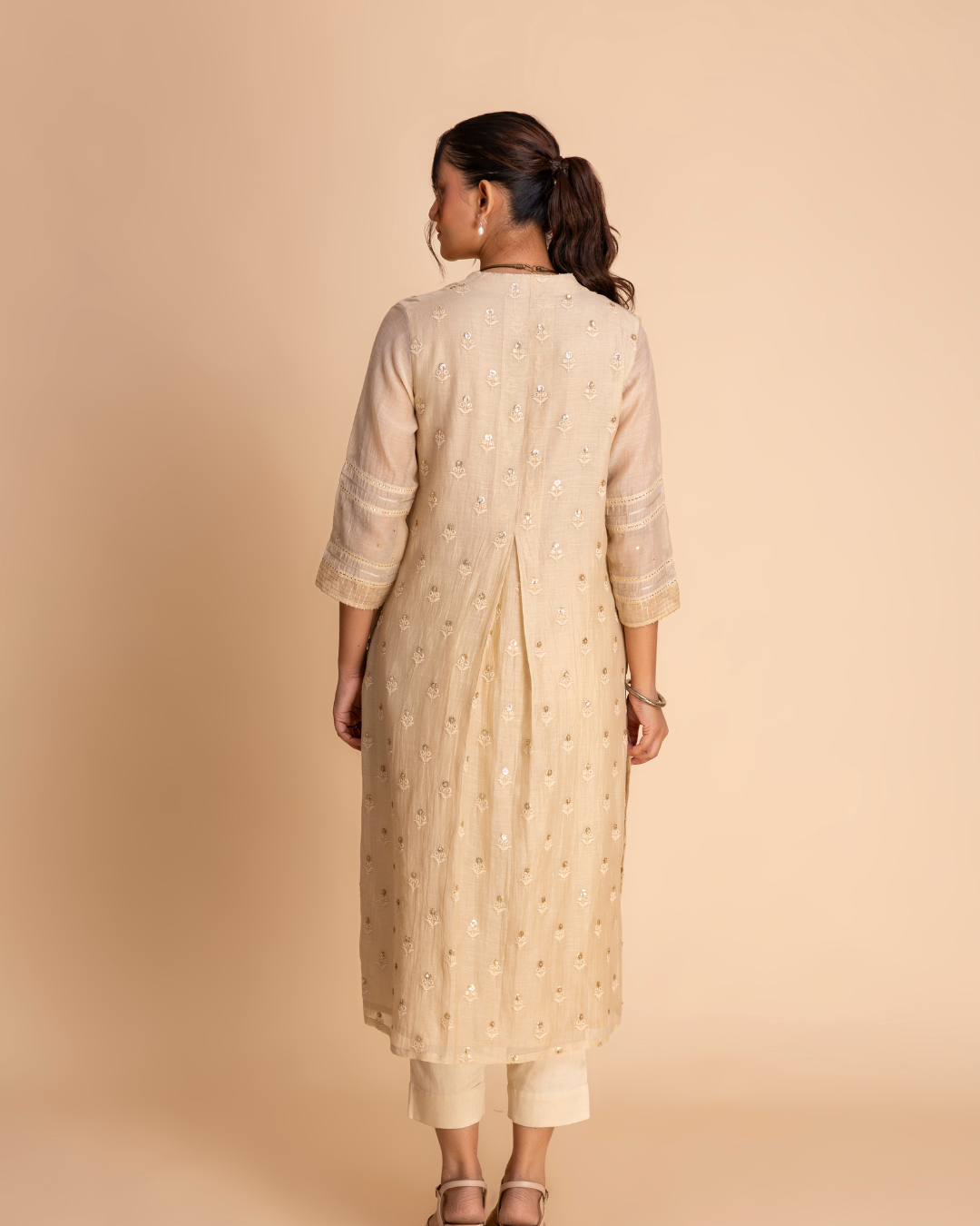 Fez Kurta Set (Beige)