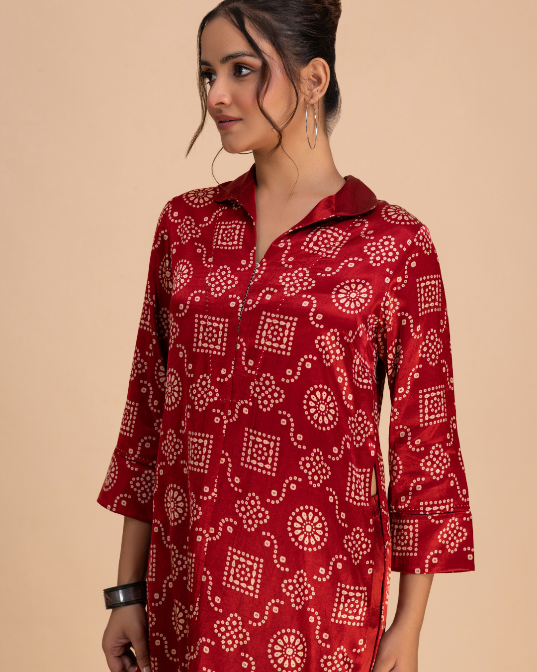 Rekhta Kaftan (Onyx Black Tie-Dye)