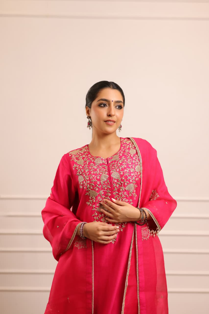 NOOR SUIT SET RANI PINK
