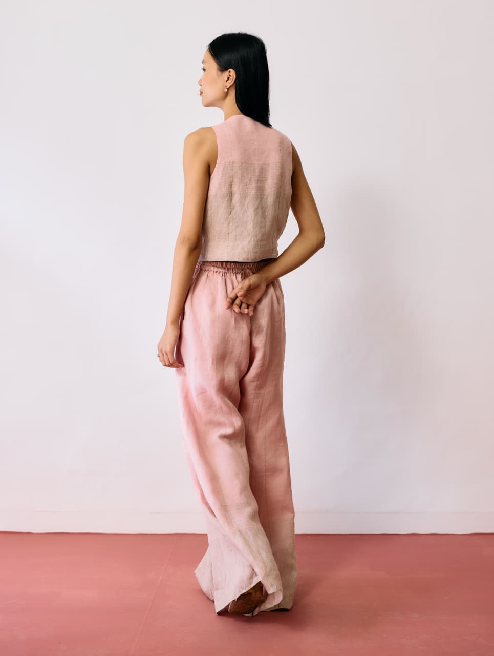 KAYA HAND-EMBROIDERED CO-ORD - PINK