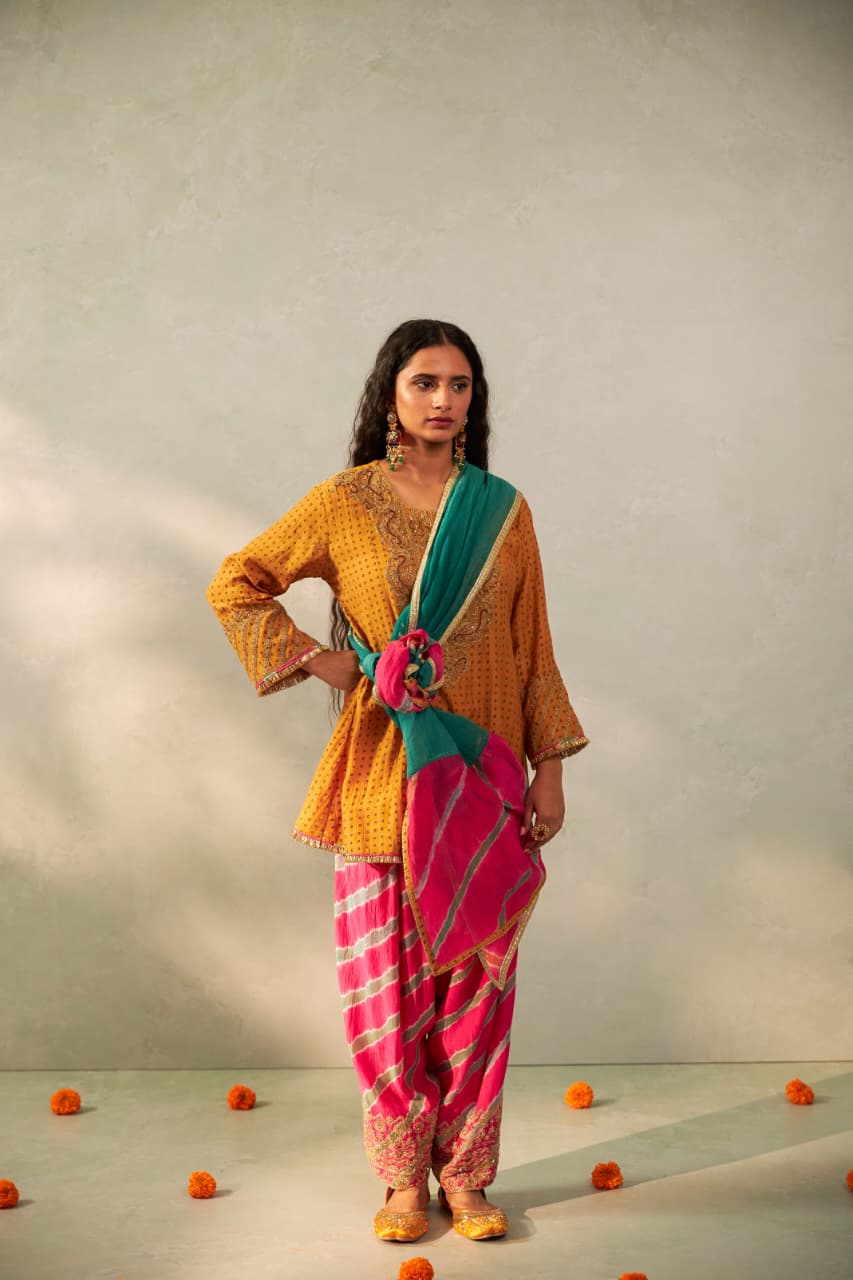 BASANTI BAHAAR EMBROIDERED KURTA SET