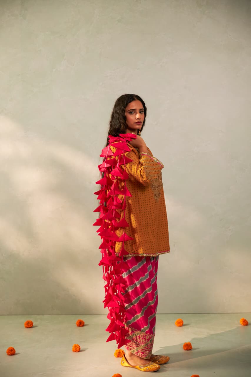 BASANTI BAHAAR EMBROIDERED KURTA SET